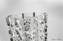 Grand vase en verre transparent LUMINARC vintage modèle Windsor