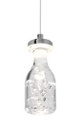 [06230011] Suspension luminaire verre bouteille transparent*